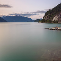Buy canvas prints of Smooth water of Porteau Cove, BC, Canada by Gary Parker