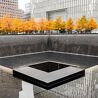 Buy canvas prints of World Trade Center memorial in Lower Manhattan  by Gary Parker