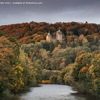Buy canvas prints of Castell Coch, the Red Castle, on the outskirts of Cardiff, Wales, in the autumn	 by Gary Parker