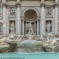 Buy canvas prints of Trevi Fountain by Gary Parker