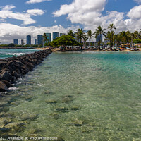 Buy canvas prints of Honolulu view  by Gary Parker