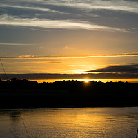Buy canvas prints of Clydeside Sunset by Thistle Images