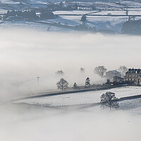 Buy canvas prints of Calderdale Inversion by Mark S Rosser