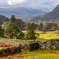 Buy canvas prints of A Lakeland Scene by Mark S Rosser