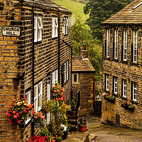 Buy canvas prints of Luddenden by Mark S Rosser