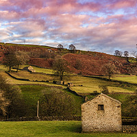Buy canvas prints of Dales Sunset by Mark S Rosser