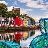 Buy canvas prints of Tobermory Colours  by Mark S Rosser