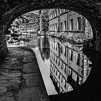 Buy canvas prints of Black and white reflections by Mark S Rosser