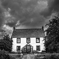 Buy canvas prints of Moody Cottage by Mark S Rosser