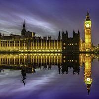 Buy canvas prints of The Palace of Westminster by E J T Photography