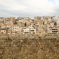 Buy canvas prints of The walled city by George Haddad