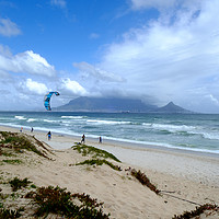 Buy canvas prints of Cape Town Kite Surfers by George Haddad