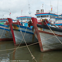 Buy canvas prints of Fishing Boats by George Haddad
