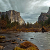 Buy canvas prints of Storm over Yosemite Valley by jonathan nguyen