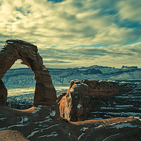 Buy canvas prints of Delicate Arch by jonathan nguyen