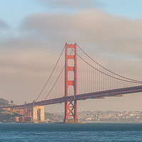 Buy canvas prints of Golden Gate Evening by jonathan nguyen