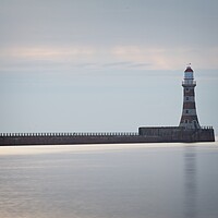 Buy canvas prints of Roker Pier and Lighthouse by Rob Cole