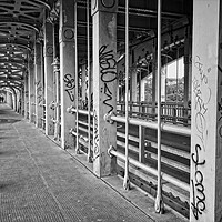 Buy canvas prints of High Level Bridge, Newcastle upon Tyne by Rob Cole