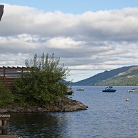 Buy canvas prints of The Boathouse, Lochearnhead by Rob Cole