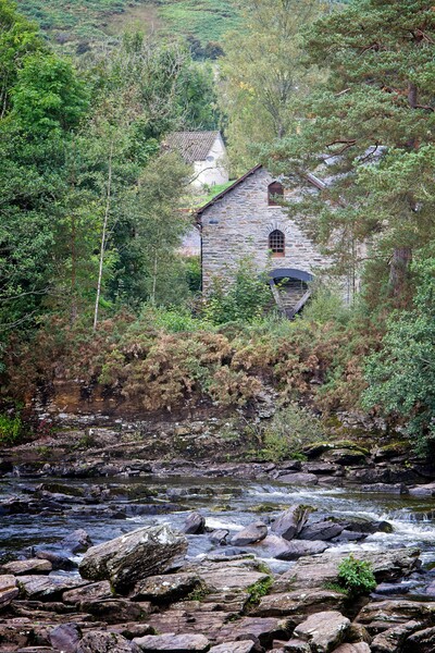 A Mill House, Killin, Scotland Picture Board by Rob Cole