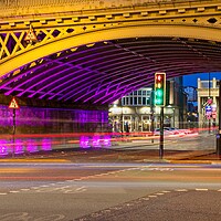 Buy canvas prints of Railway Viaduct, Newcastle upon Tyne by Rob Cole