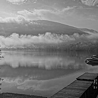 Buy canvas prints of Loch Earn Low Cloud, Scotland by Rob Cole