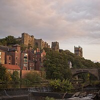 Buy canvas prints of Majestic Durham Castle and Cathedral by Rob Cole