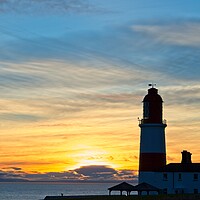 Buy canvas prints of Souter Lighthouse Sunrise by Rob Cole
