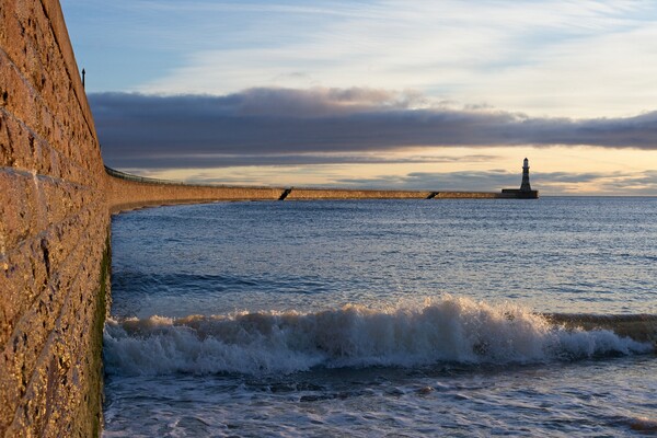 Roker Pier and Lighthouse, Sunderland Picture Board by Rob Cole