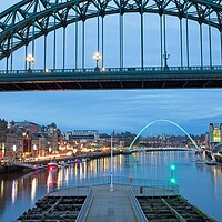 Buy canvas prints of The Tyne Bridge, Newcastle upon Tyne by Rob Cole