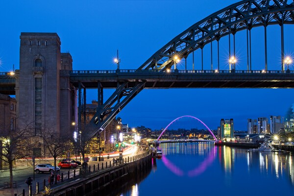 The Tyne Bridge, Newcastle upon Tyne Picture Board by Rob Cole