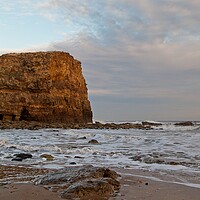 Buy canvas prints of Marsden Rock, South Shields by Rob Cole