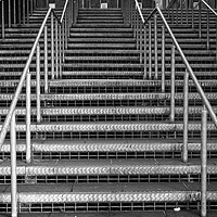Buy canvas prints of Metal Stairway, Newcastle by Rob Cole
