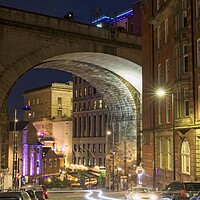 Buy canvas prints of Dean Street, Newcastle upon Tyne by Rob Cole