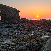 Buy canvas prints of Serene Sunrise at Charlies Garden by Rob Cole