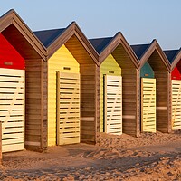 Buy canvas prints of Blyth Beach Huts, Northumberland by Rob Cole