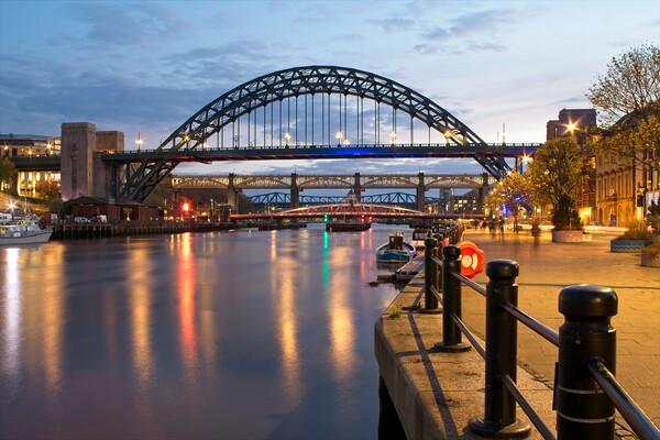 The Tyne Bridge, Newcastle upon Tyne Picture Board by Rob Cole