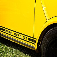 Buy canvas prints of Bright Yellow Mini by Rob Cole
