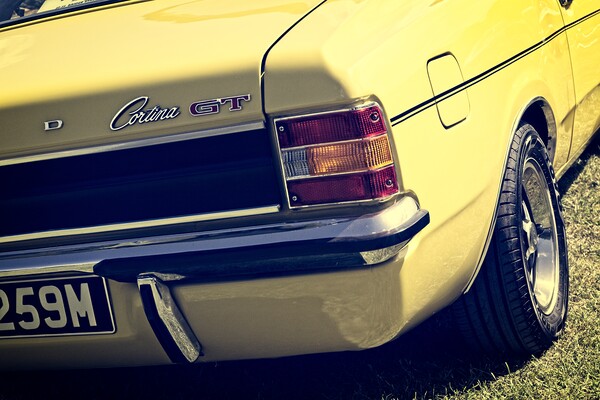 1970's Cortina Mk3 GT Picture Board by Rob Cole