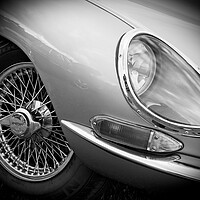 Buy canvas prints of E-Type Headlight by Rob Cole