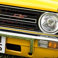 Buy canvas prints of Bright Yellow Mini by Rob Cole