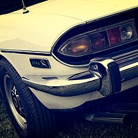 Buy canvas prints of Retro Charm The Triumph Stag by Rob Cole