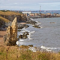 Buy canvas prints of Chemical Beach, Seaham, County Durham by Rob Cole