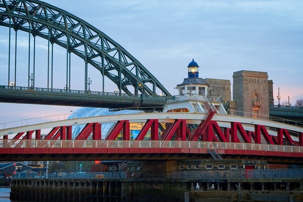 Tyne Bridges Picture Board by Rob Cole