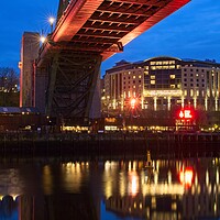 Buy canvas prints of Tyne Bridge Reflections by Rob Cole