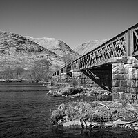 Buy canvas prints of Loch Awe Railway Bridge by Rob Cole