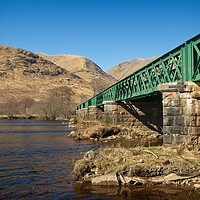 Buy canvas prints of Loch Awe Railway Bridge by Rob Cole