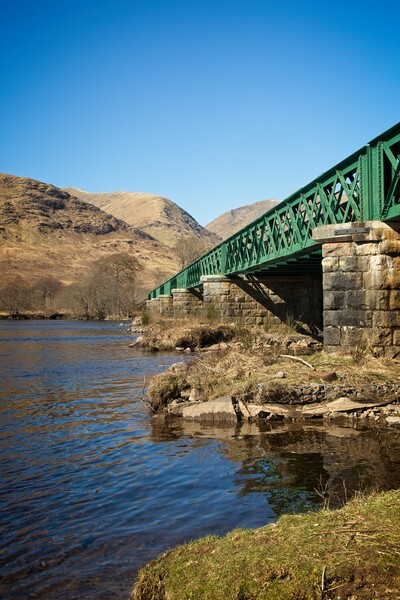 Loch Awe Railway Bridge Picture Board by Rob Cole