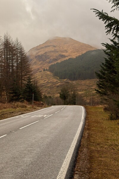 Scottish Highland Road Picture Board by Rob Cole