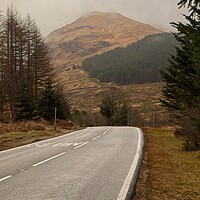 Buy canvas prints of Scottish Highland Road by Rob Cole